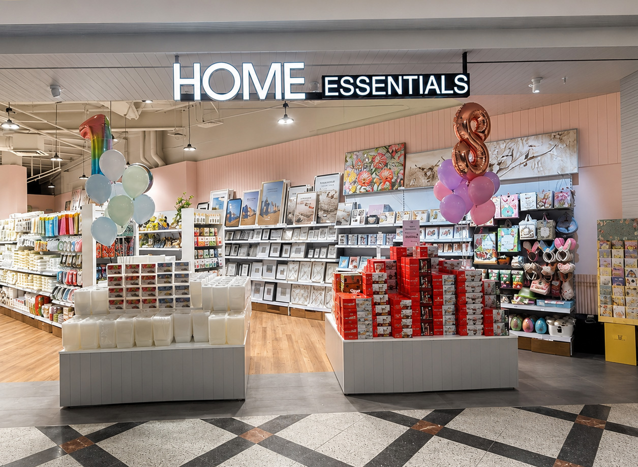 Retail shopfitting signage