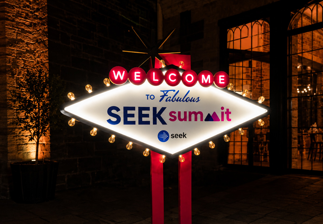 Event signage and brand activation display
