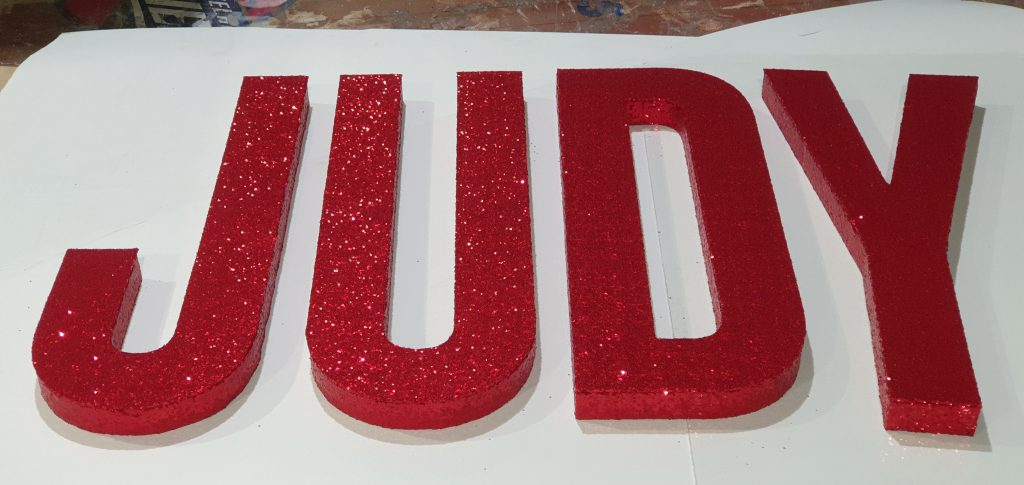 Judy Garland Lettering
